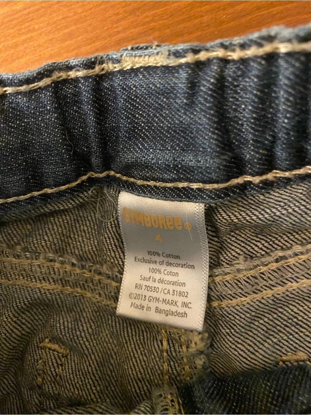Toddler Girl’s Sz4 Gymboree Flower Power Flare Jeans Whimsical Hippie